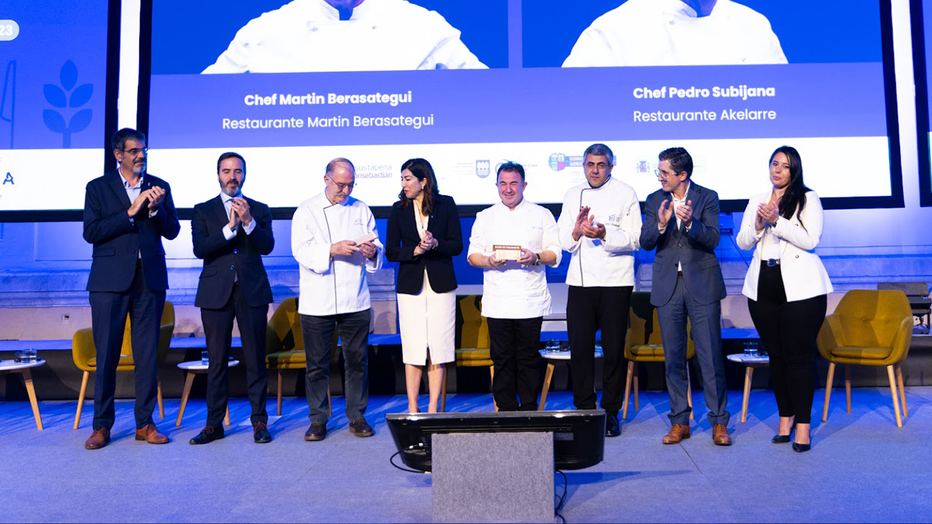 La OMT nombra a la Chef Fatmata Binta y a los Chefs Martín Berasategi y Pedro Subijana Embajadores del Turismo Sostenible de la OMT
