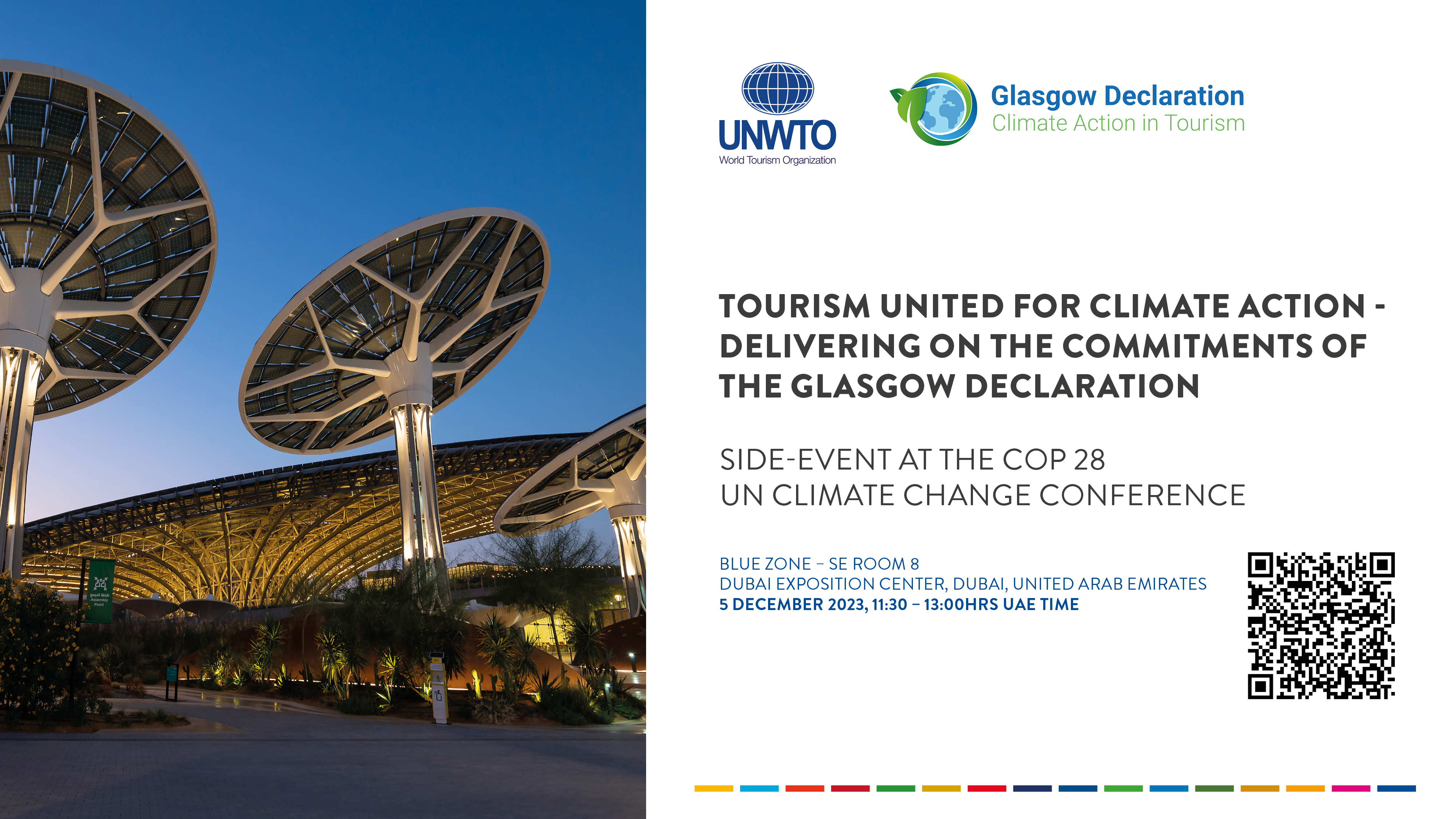Policies and Corporate Strategies scaling up climate action in tourism the galsgow Declaration - BlueZone, 10-11-2022 11:30 - 13:00